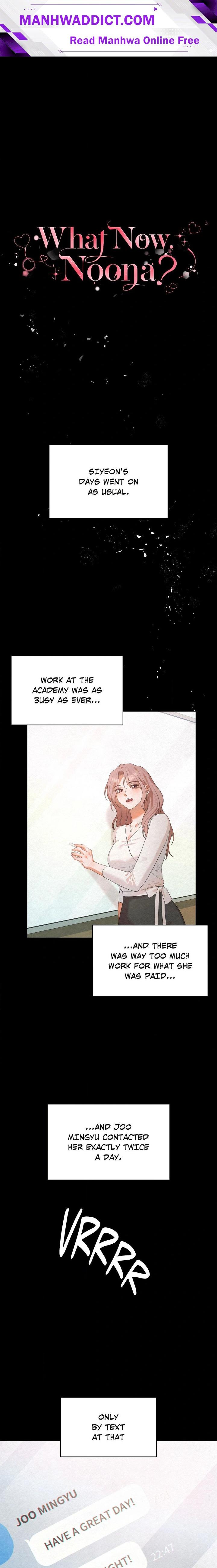 What Now, Noona? - Chapter 12 Page 1