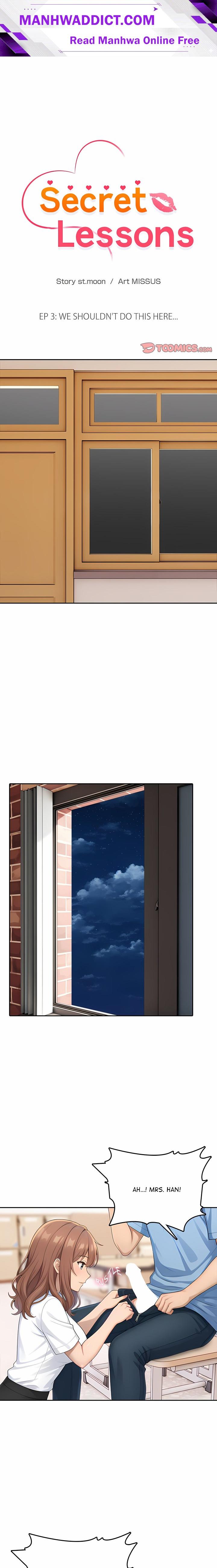 Secret Lessons - Chapter 3 Page 1