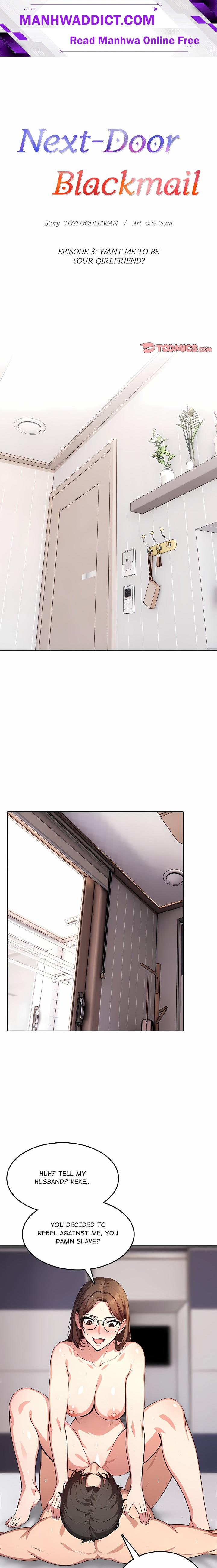 Next-Door Blackmail - Chapter 3 Page 1
